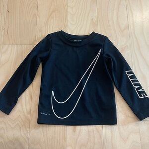 Nike Dri Fit Waffle Long Sleeve Shirt Size 2T